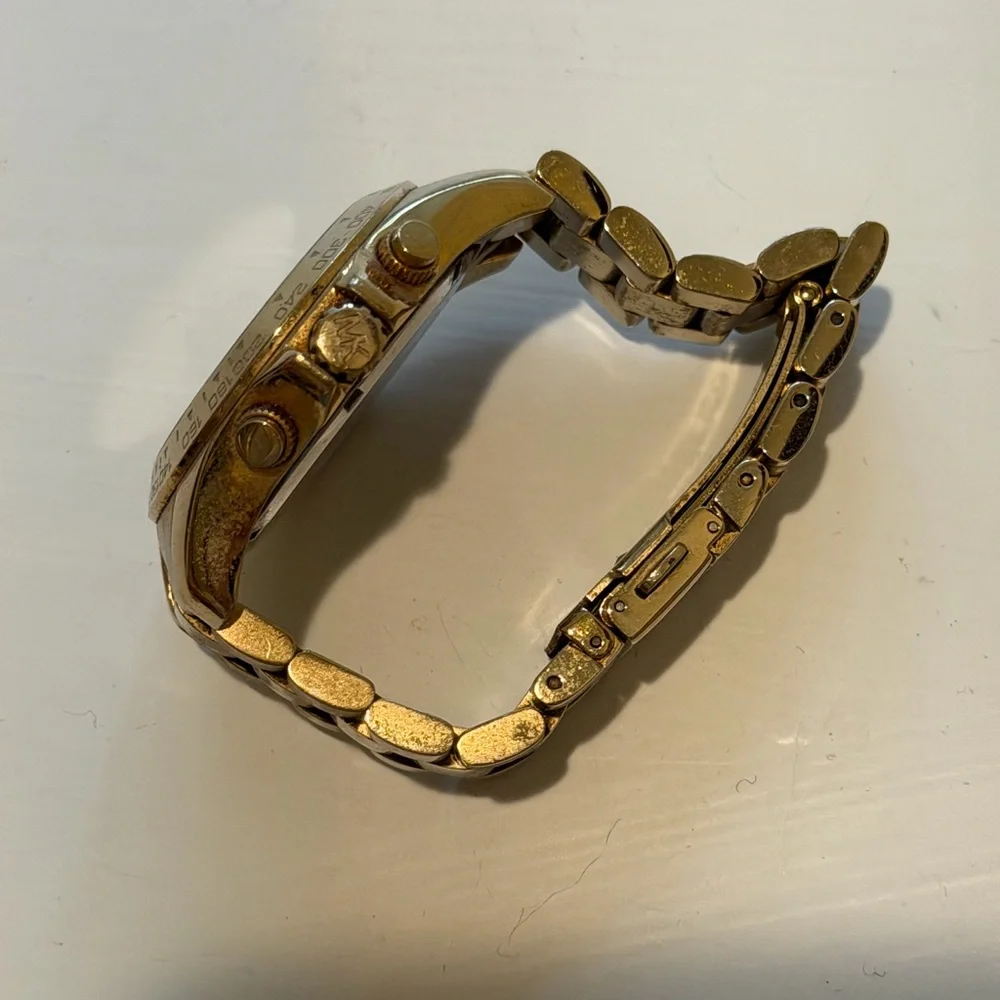 Michael Kors Gold-Tone Chronograph Watch - Picture 2 of 4